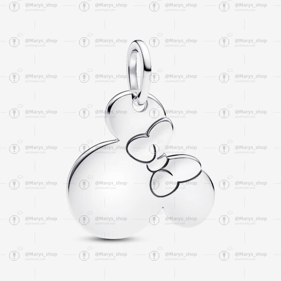 Pandora Disney Minnie Mouse Engravable Dangle Charm|Pendant - Picture 1 of 2